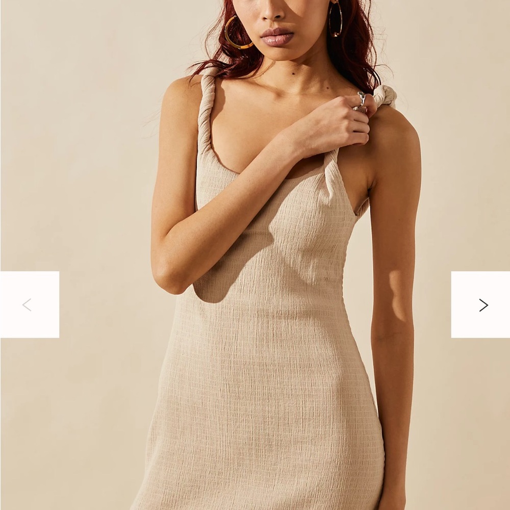 NWT Free PeopleTwisted Low-Back Mini
Dress